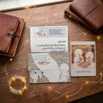 ست کارت‌پستال، نامه و پاکت؛ مدل «پیتزا، عشق و قرار»